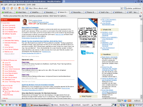 Windows advertises as Suse Linux